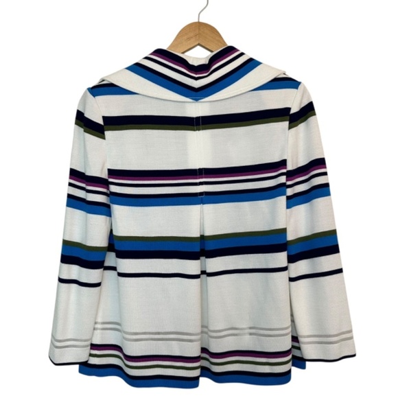 St. John Open Cardigan Sweater Womens Size 6 Santana Knit Wool Blend USA Made - Picture 15 of 16